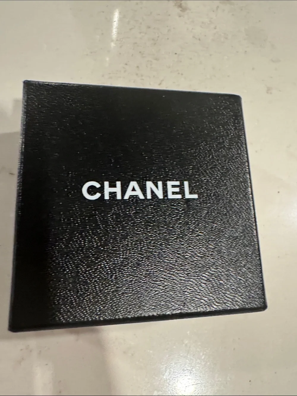 CHANEL Gold Crystal Star & CC Drop Earrings